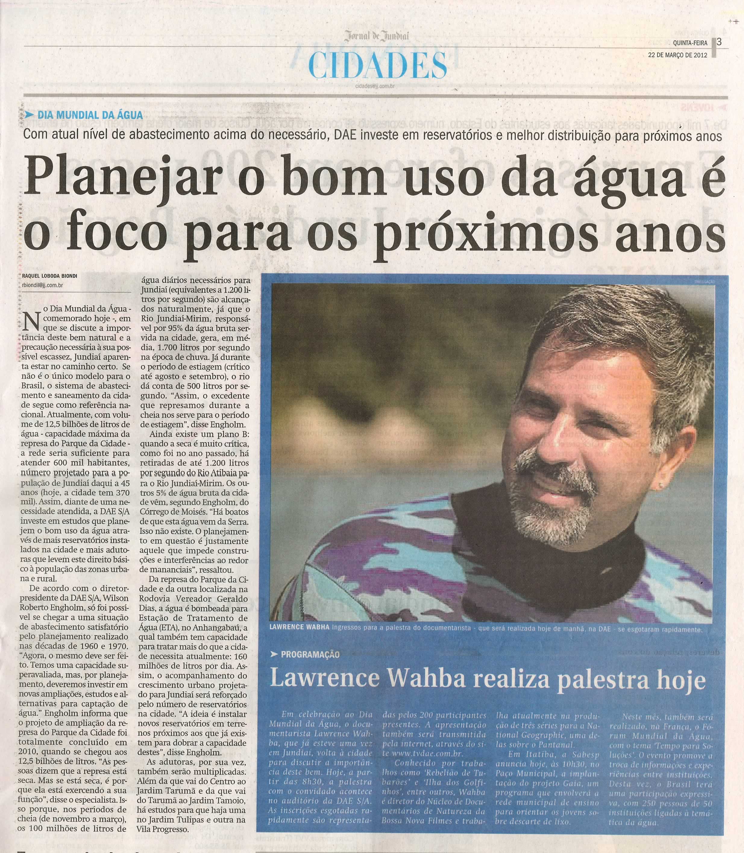 Jornal de Jundiaí - 22/03/2012