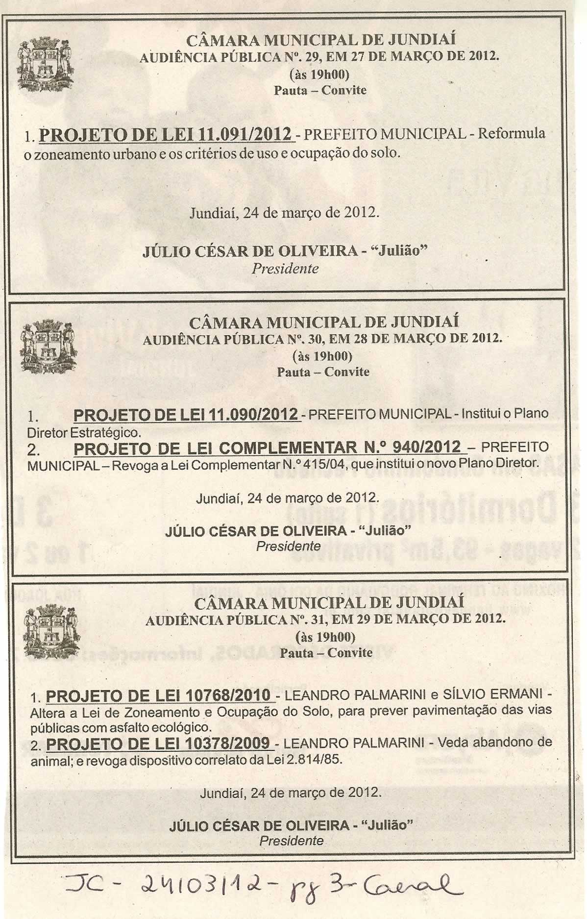 Jornal da Cidade - 24/03/2012