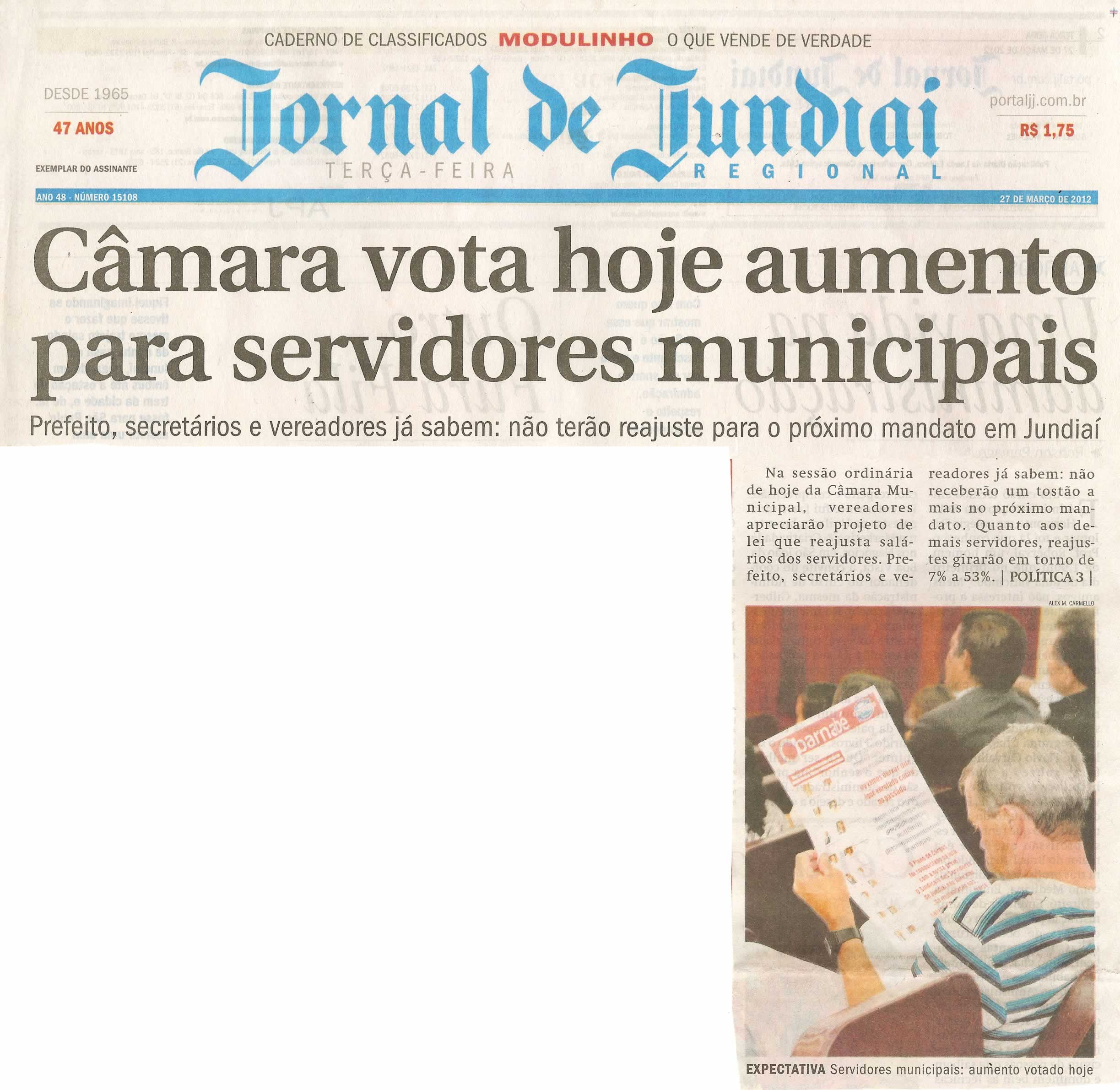 Jornal de Jundiaí - 27/03/2012