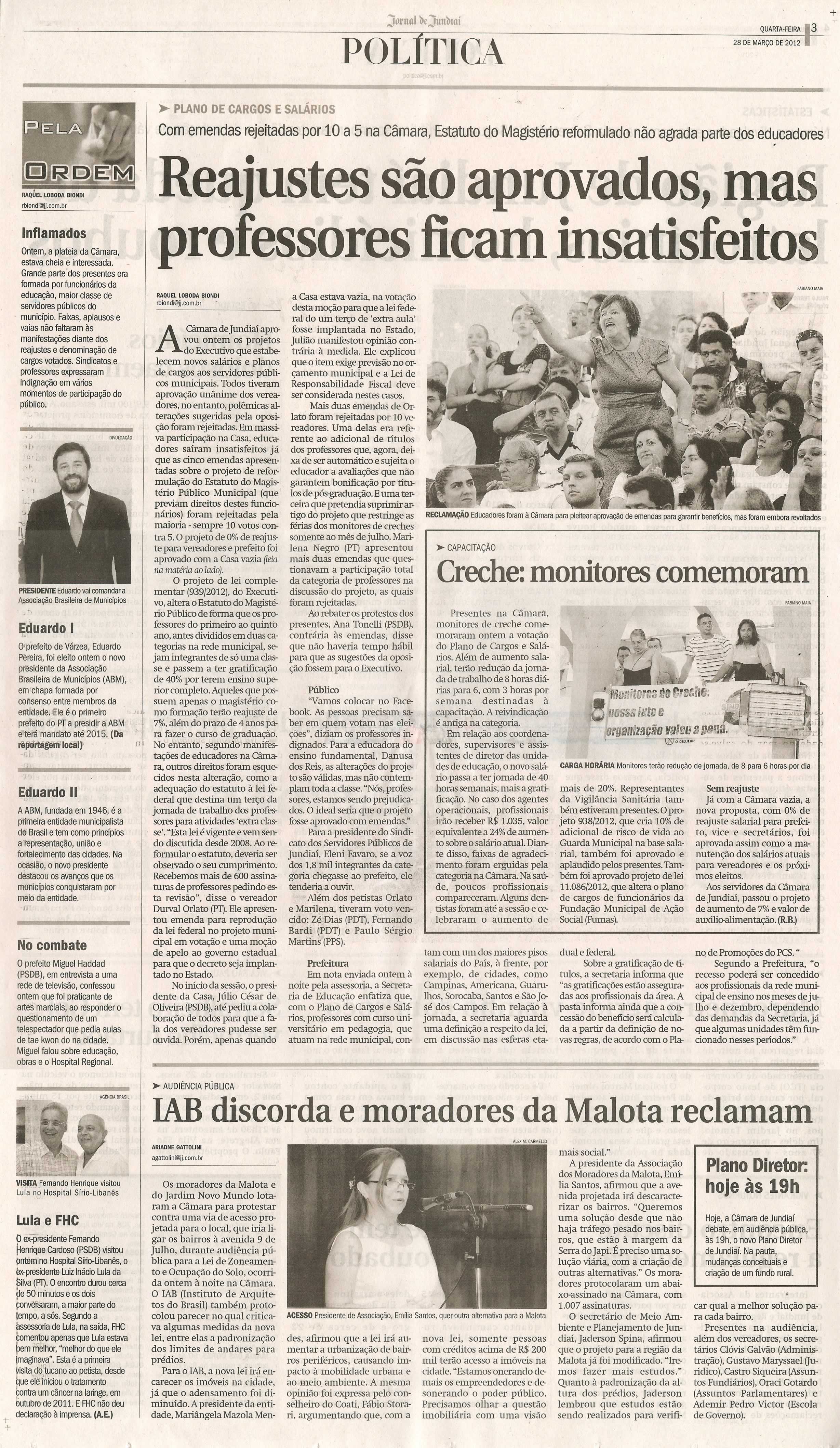 Jornal de Jundiaí - 28/03/2012
