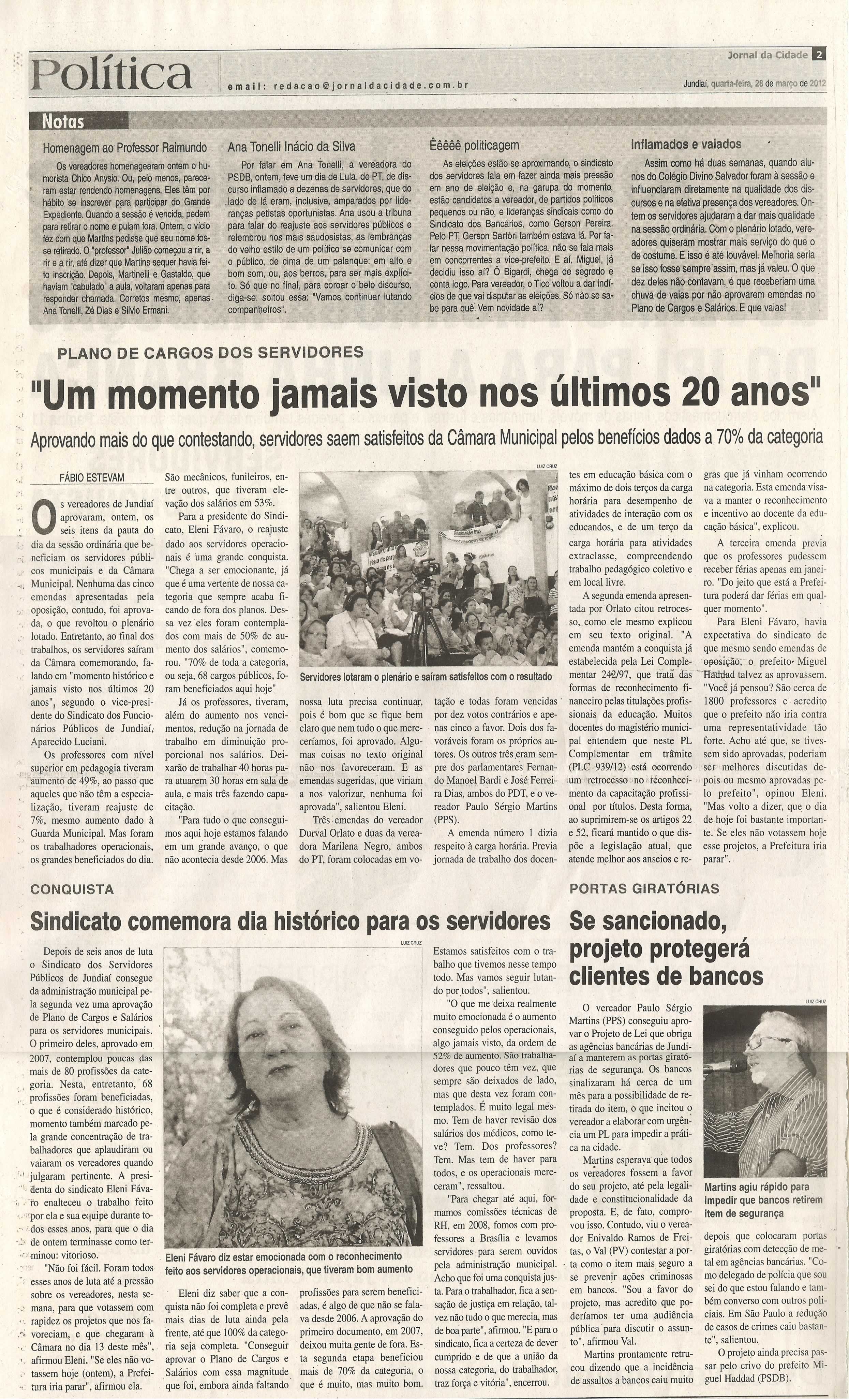 Jornal da Cidade - 28/03/2012