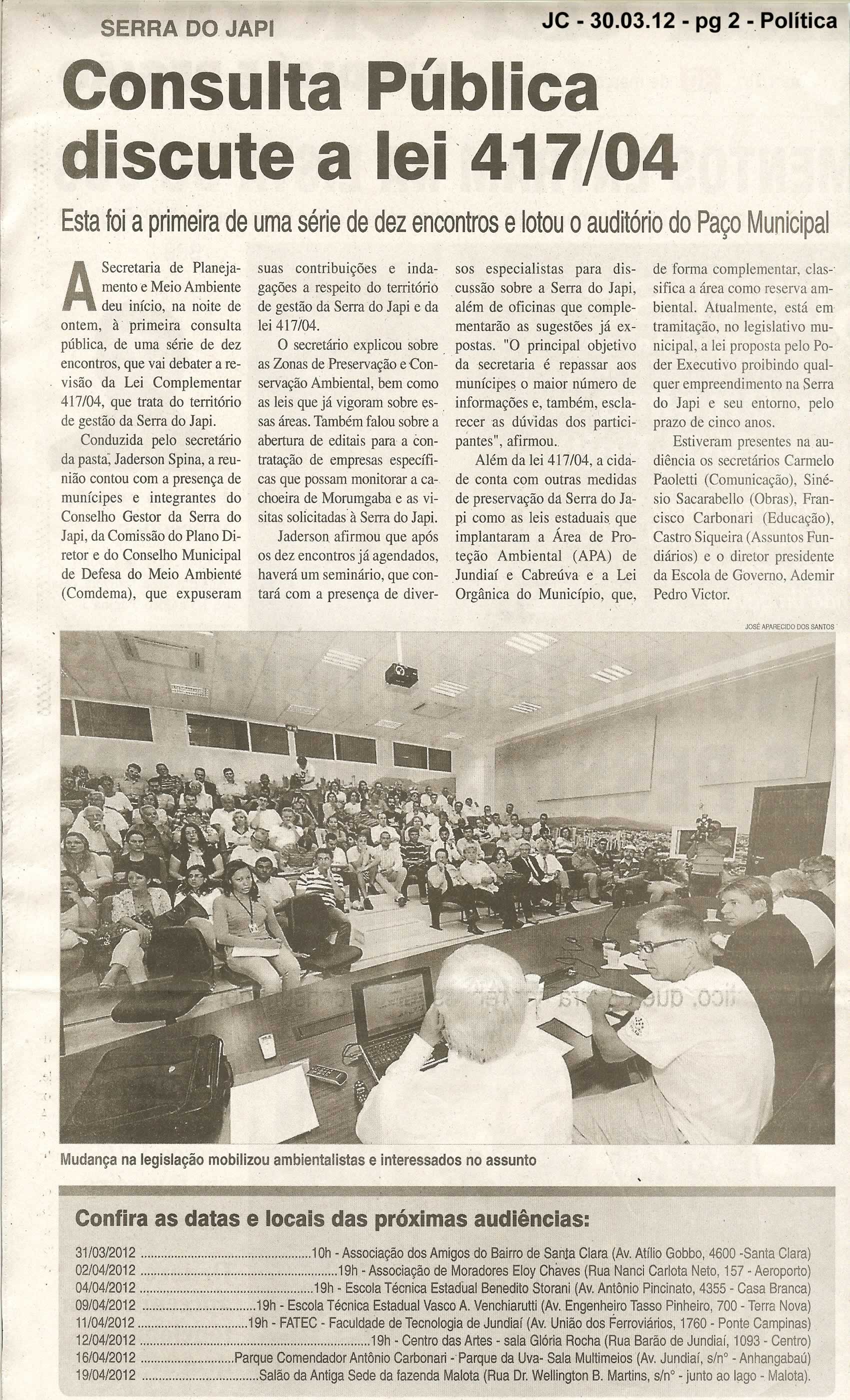 Jornal da Cidade - 30/03/2012