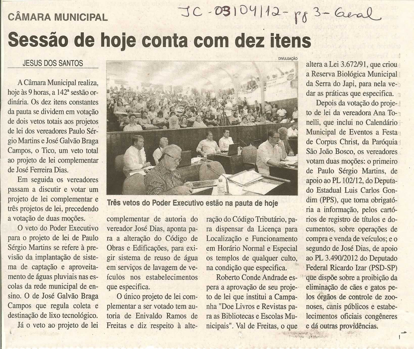 Jornal da Cidade - 03/04/2012