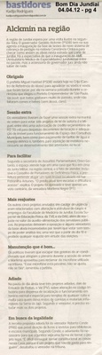 Bom Dia Jundiaí - 04/04/2012