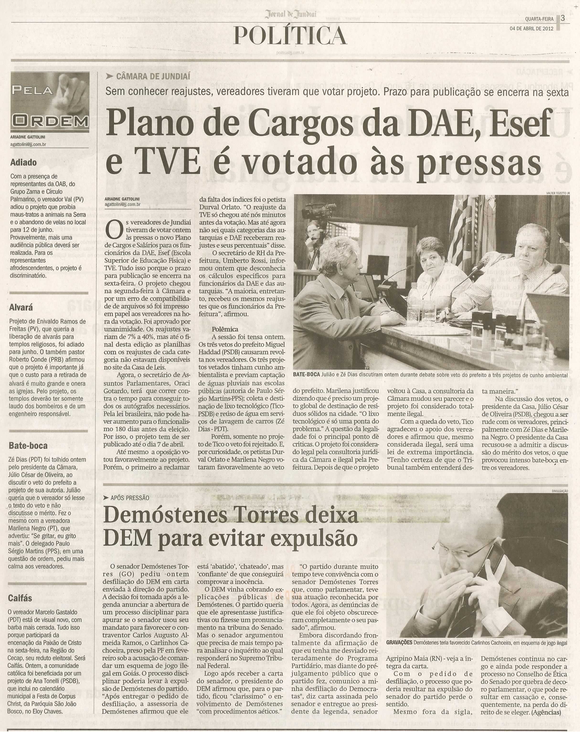 Jornal de Jundiaí - 04/04/2012