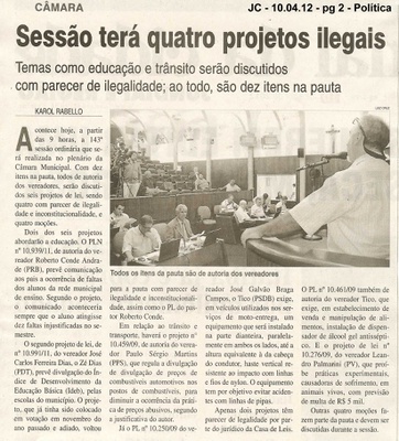 Jornal da Cidade - 10/04/2012