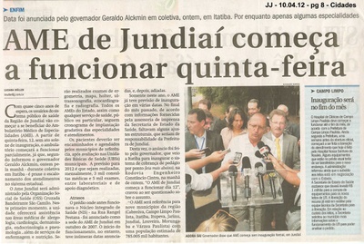 Jornal de Jundiaí - 10/04/2012