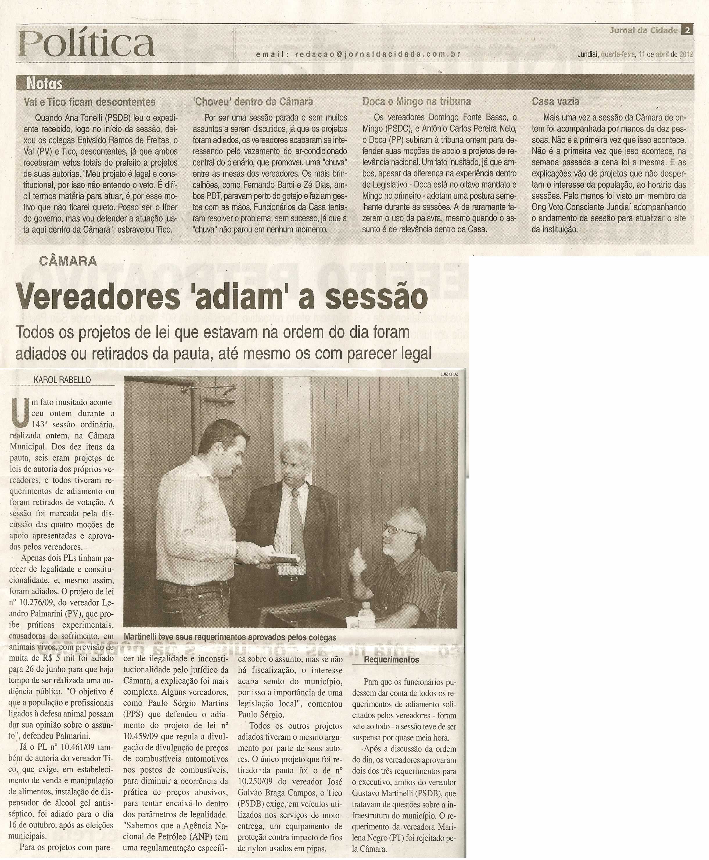 Jornal da Cidade - 11/04/2012