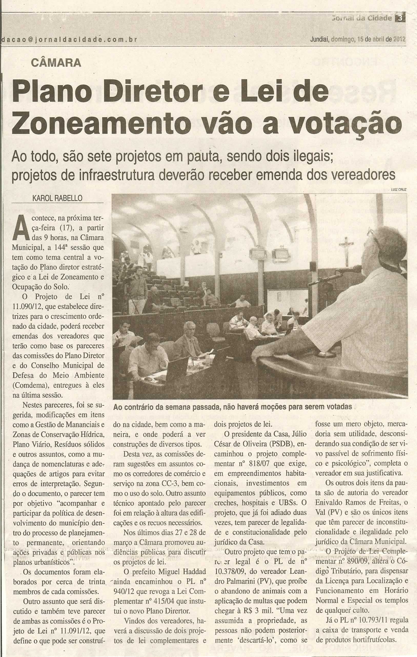 Jornal da Cidade - 15/04/2012