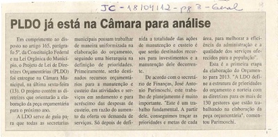 Jornal da Cidade - 18/04/2012
