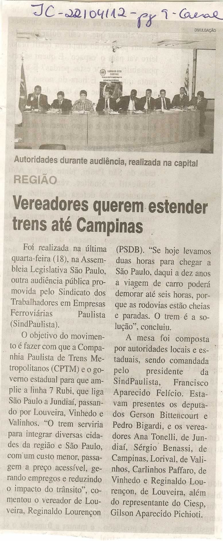 Jornal da Cidade - 22/04/2012