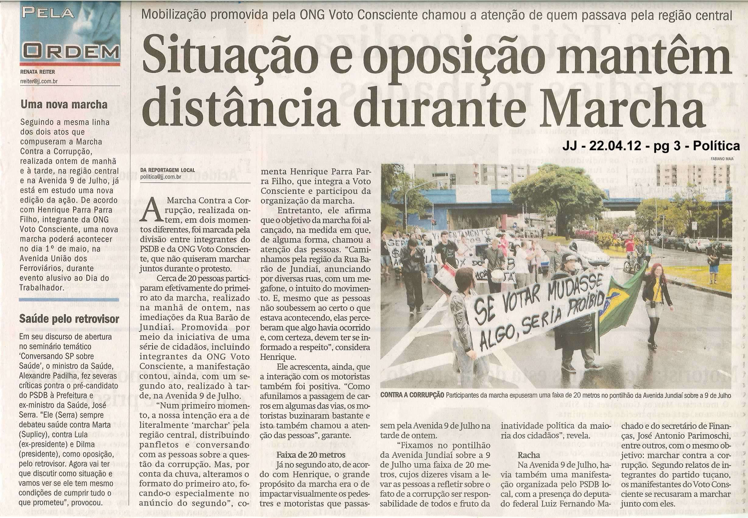 Jornal de Jundiaí - 22/04/2012
