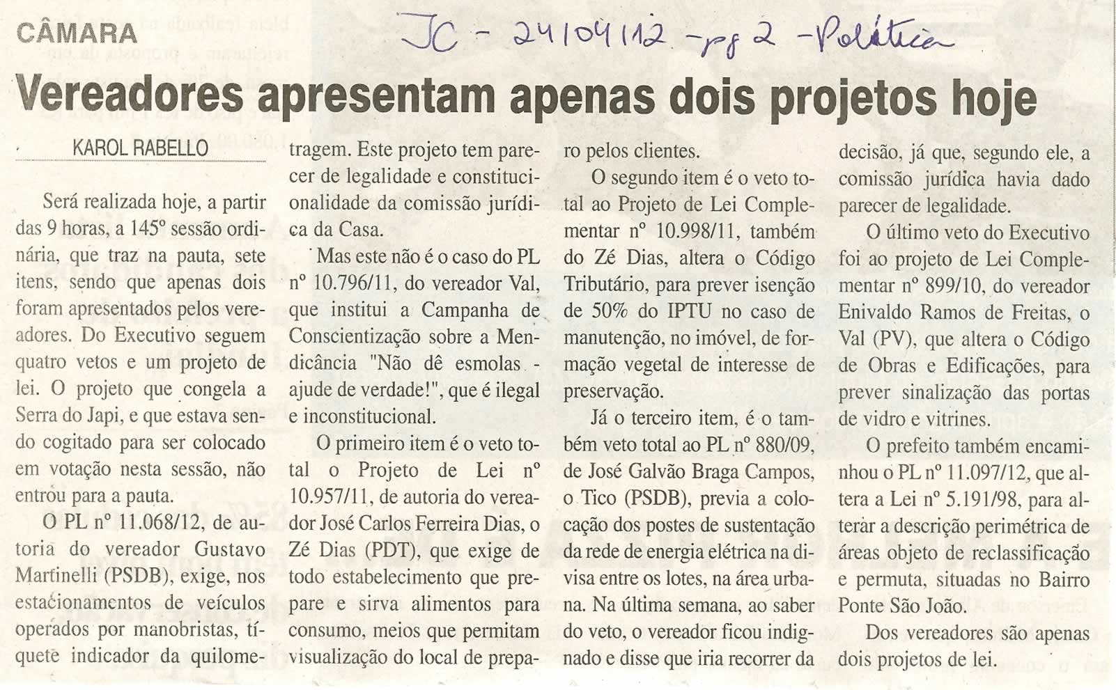 Jornal da Cidade - 24/04/2012