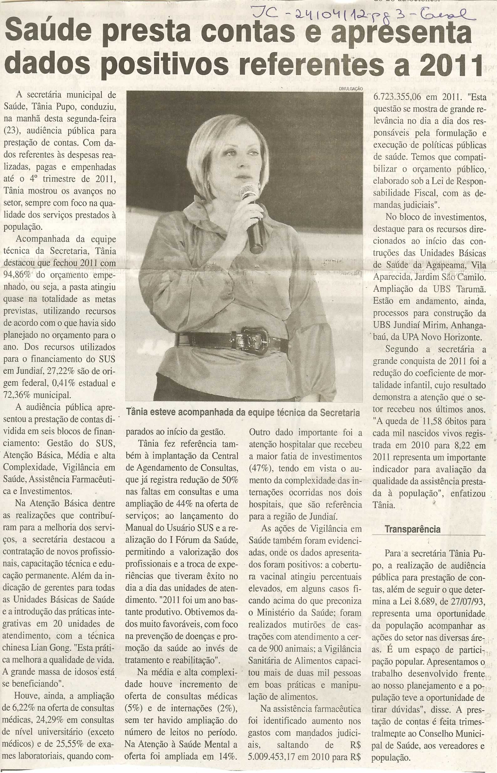 Jornal da Cidade - 24/04/2012