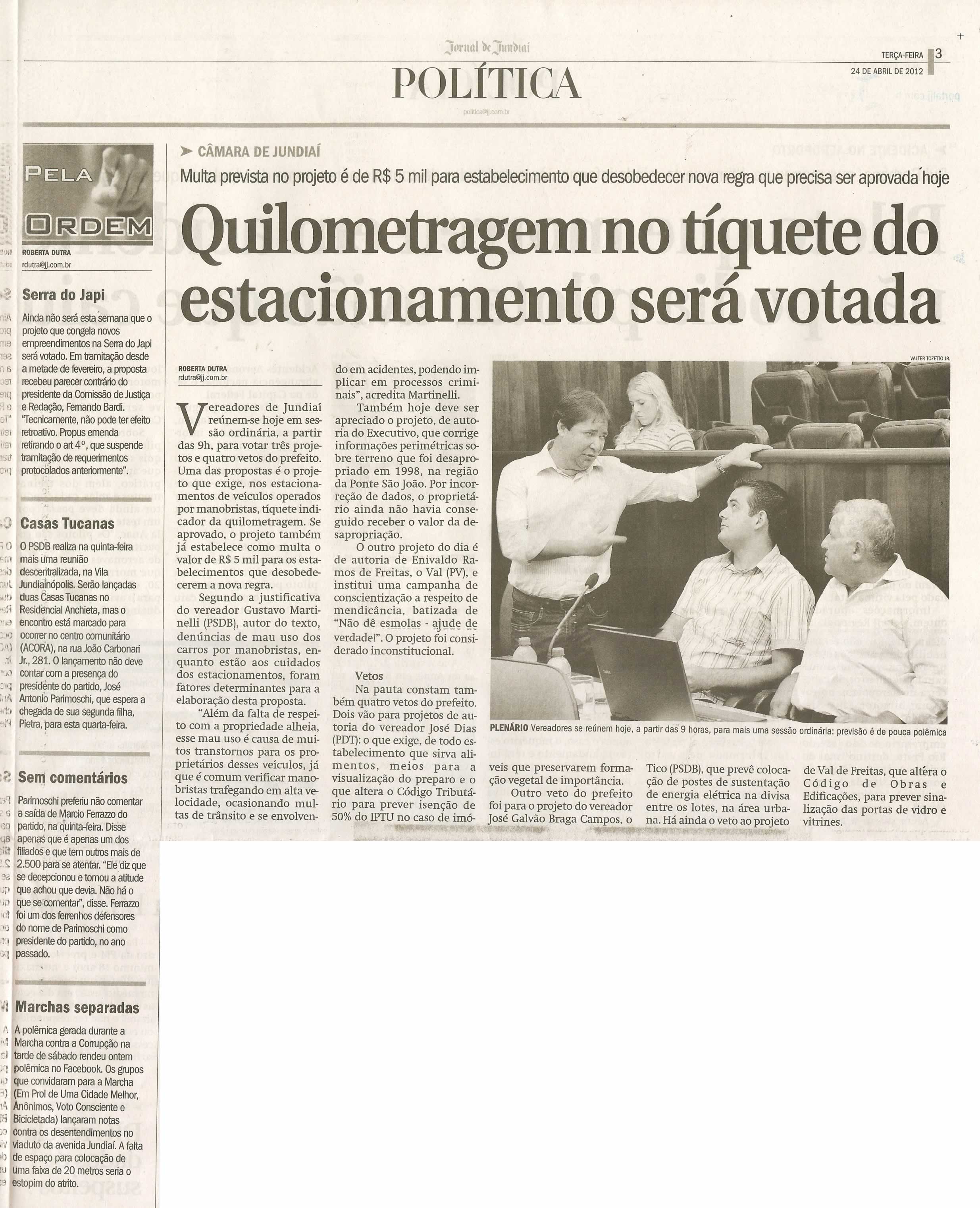 Jornal de Jundiaí - 24/04/2012