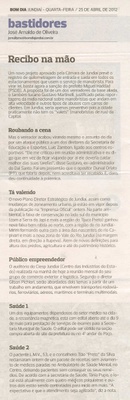Bom Dia Jundiaí - 25/04/2012