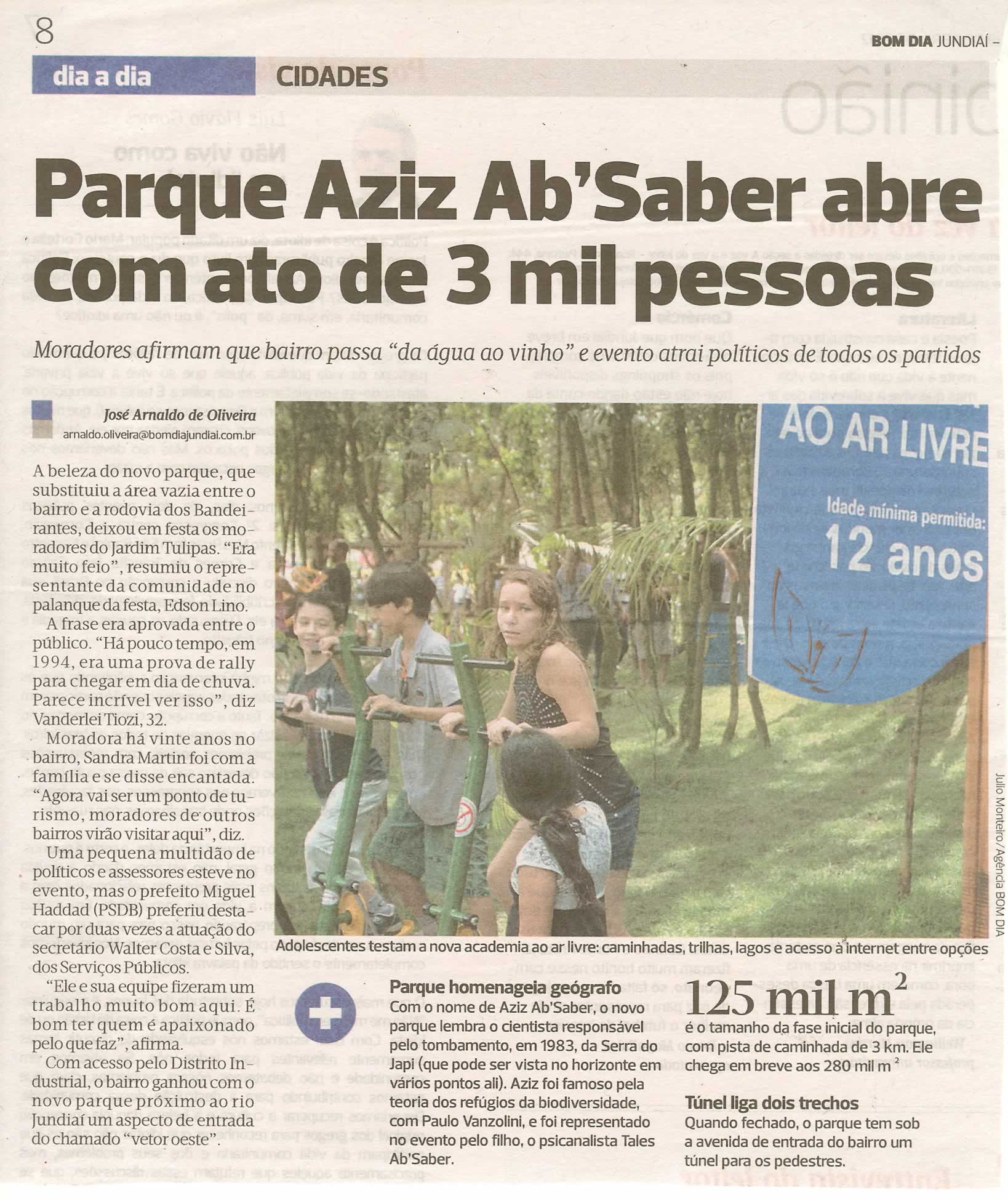 Bom Dia Jundiaí - 29/04/2012