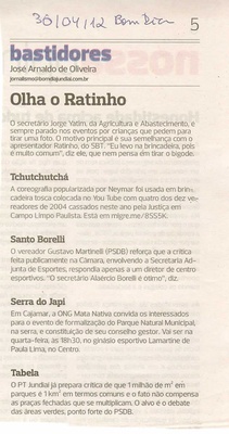 Bom Dia Jundiaí - 30/04/2012