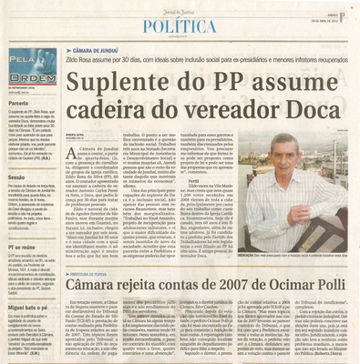 Jornal de Jundiaí - 28/04/2012