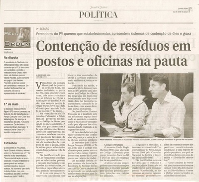 Jornal de Jundiaí - 02/05/2012