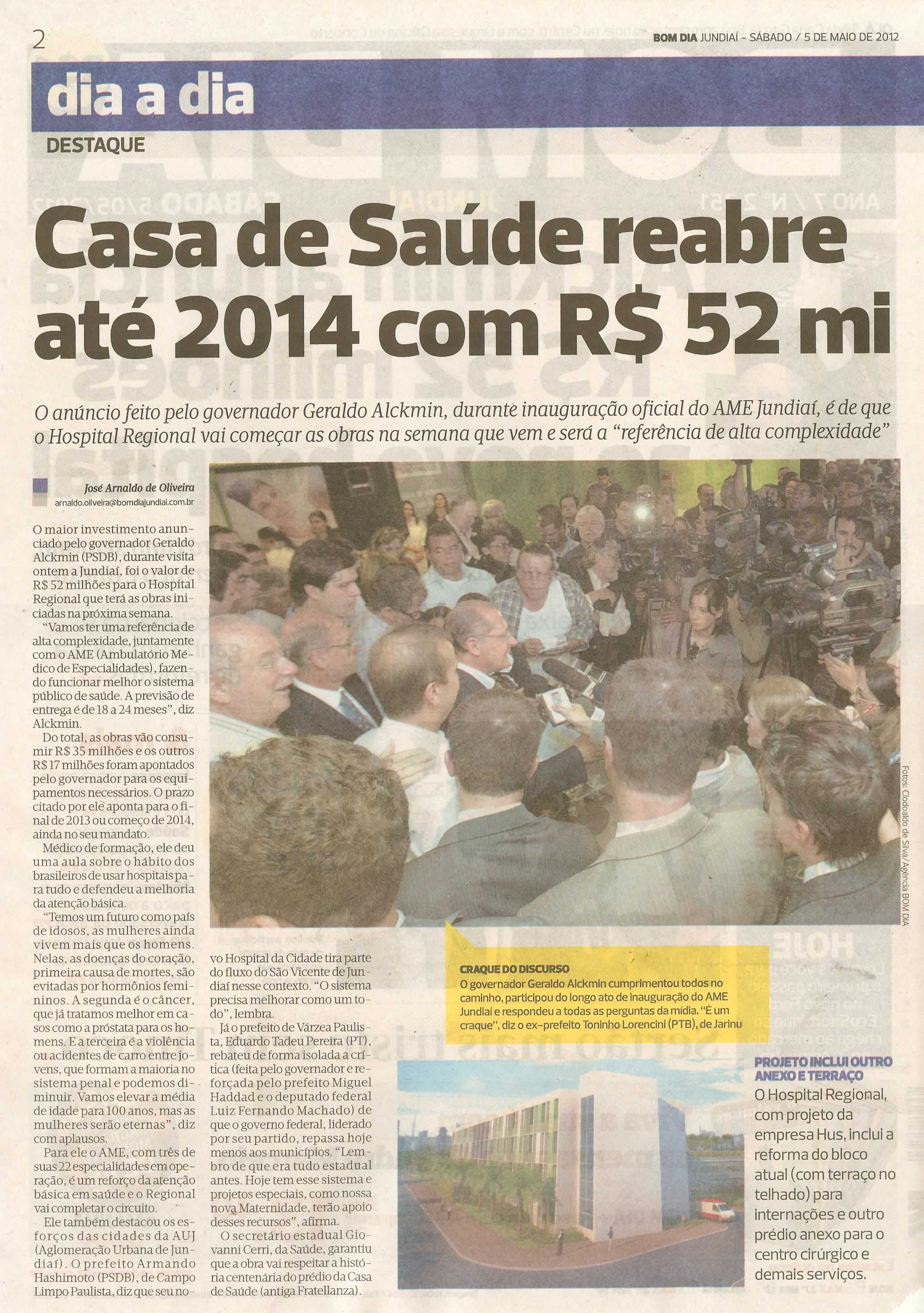 Bom Dia Jundiaí - 05/05/2012