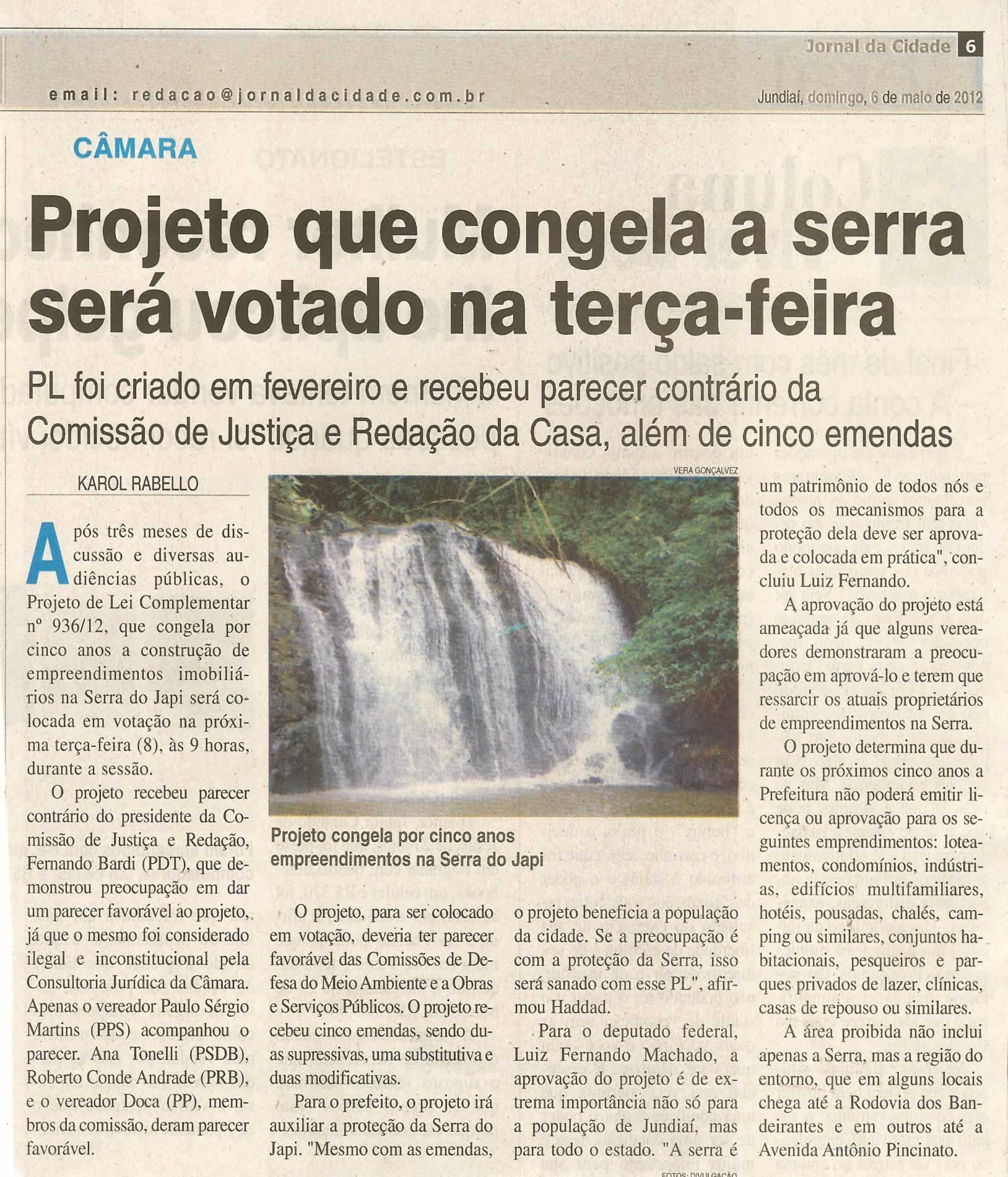 Jornal da Cidade - 06/05/2012