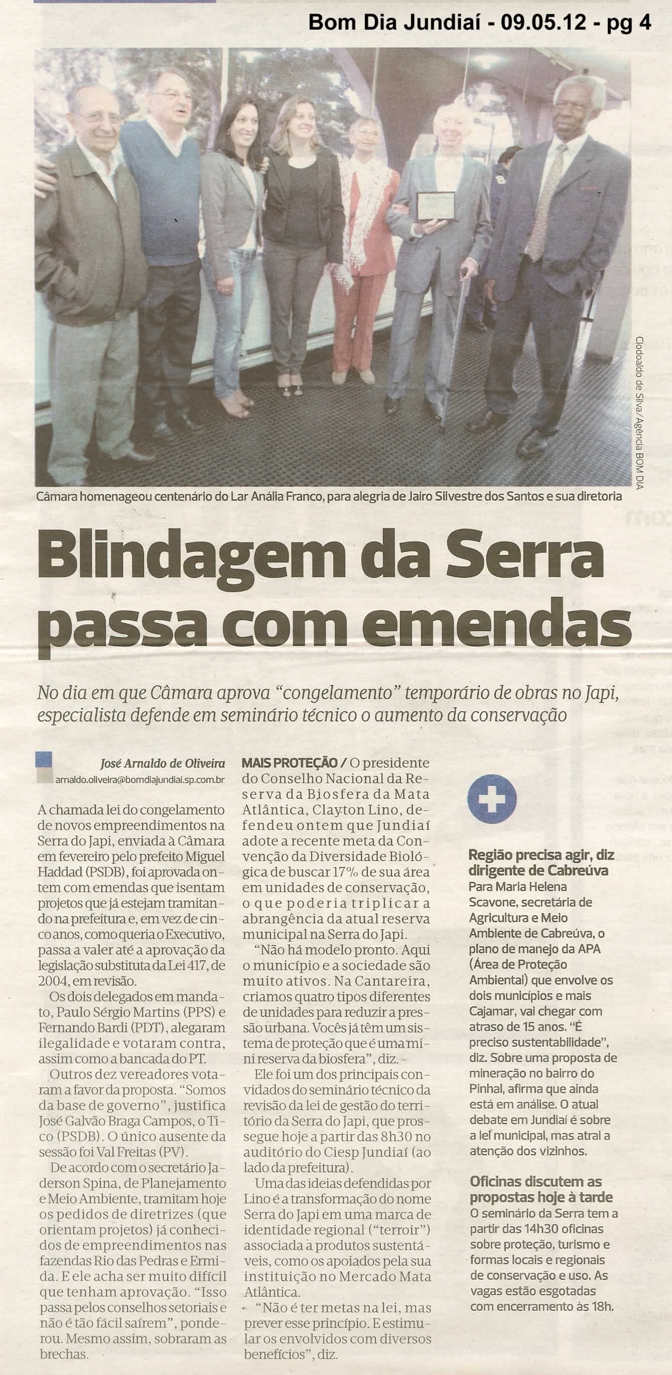 Bom Dia Jundiaí - 09/05/2012