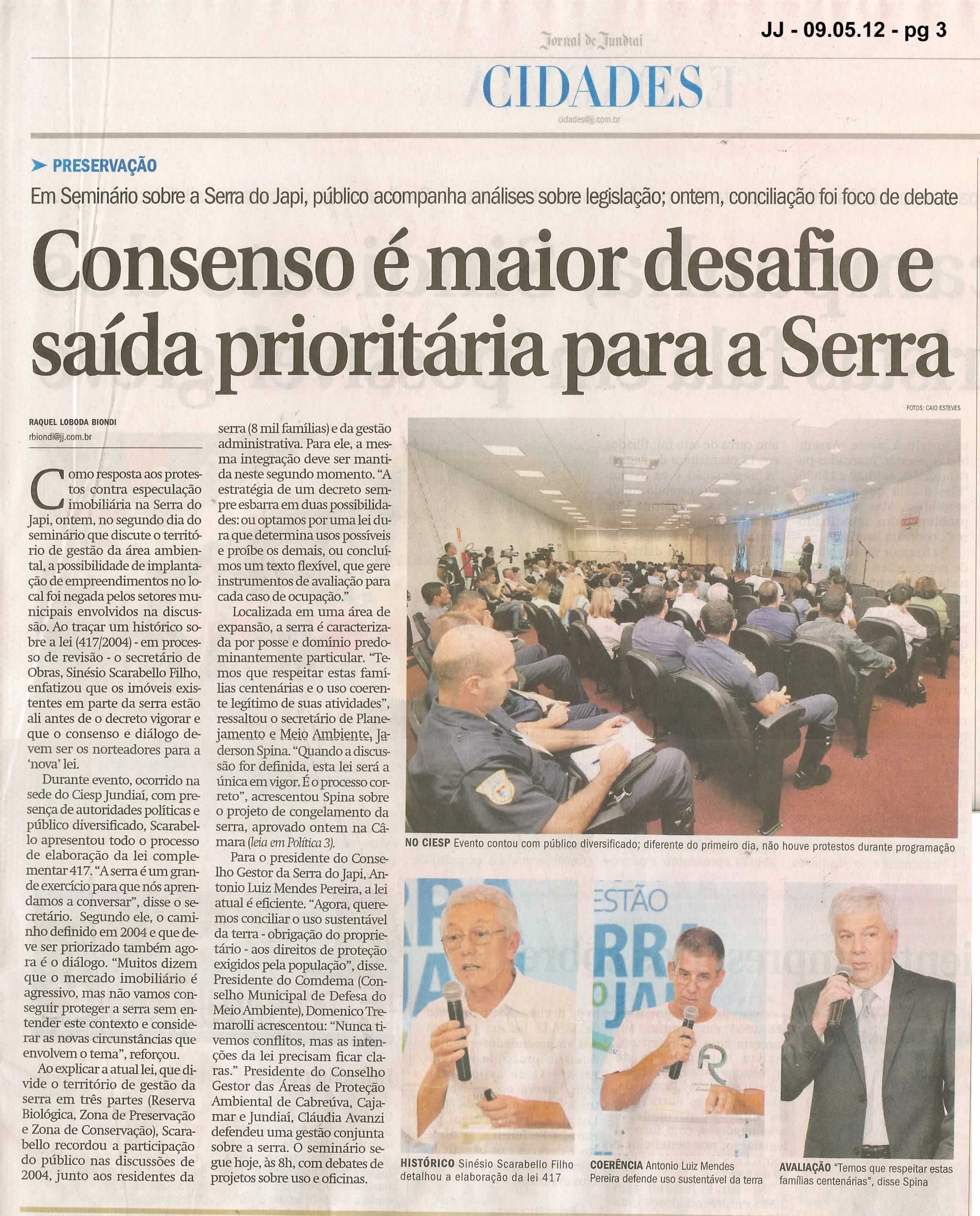 Jornal de Jundiaí - 09/05/2012