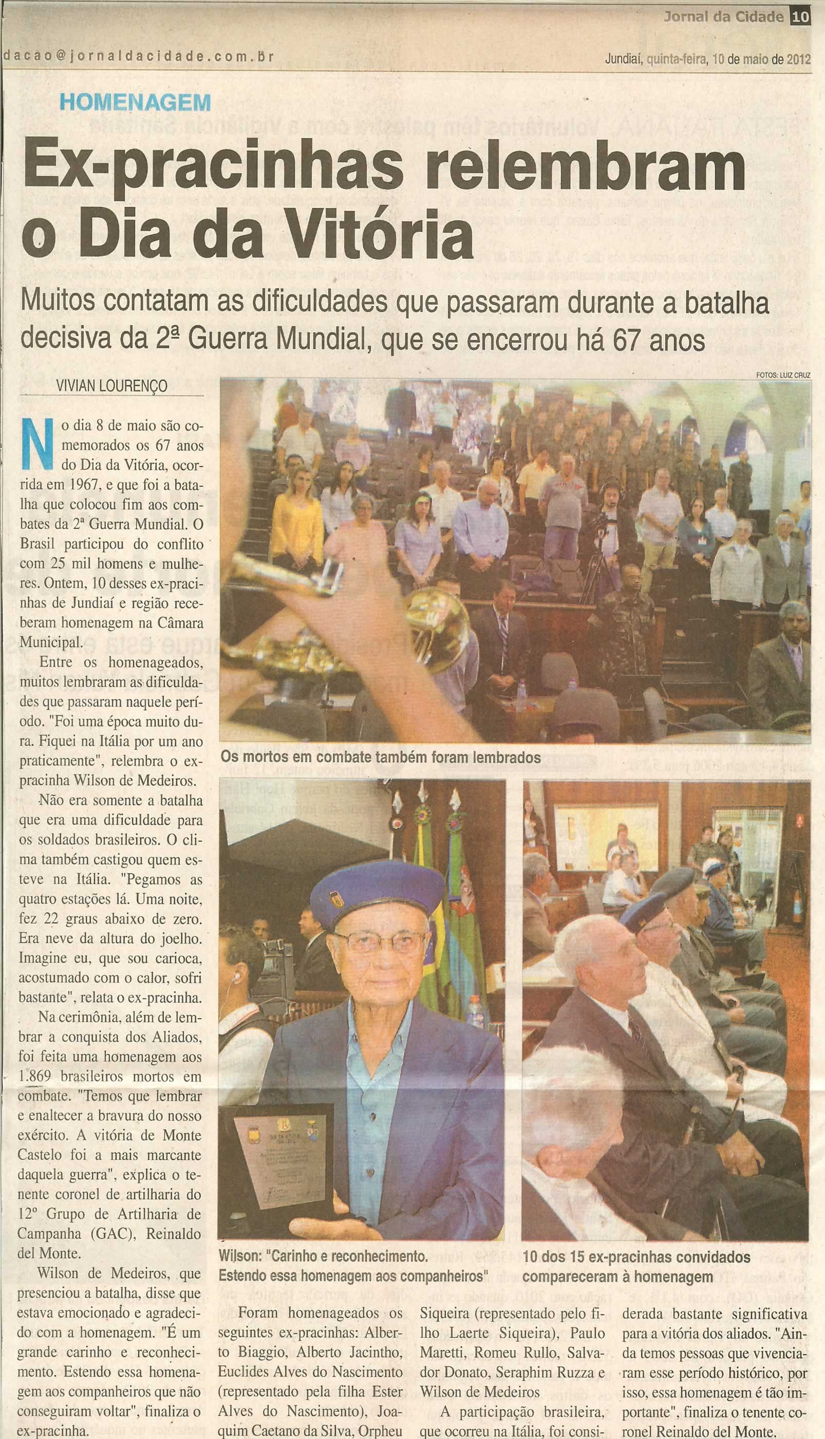 Jornal da Cidade - 10/05/2012