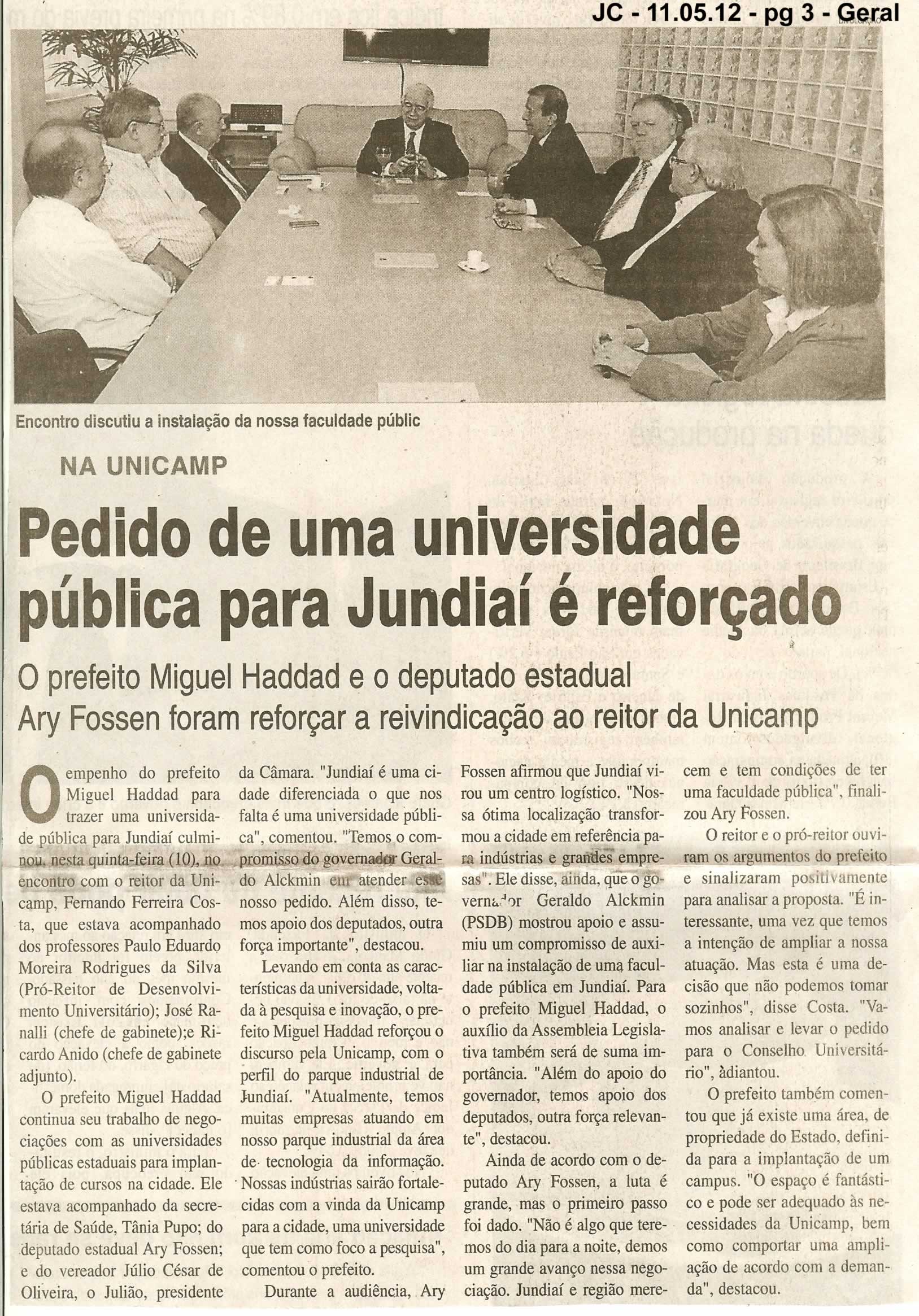 Jornal da Cidade - 11/05/2012