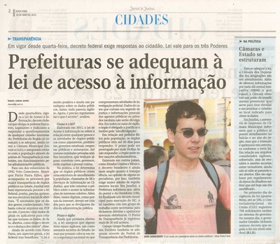 Jornal de Jundiaí - 18/05/2012