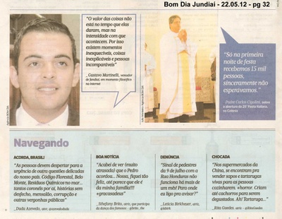 Bom Dia Jundiaí - 22/05/2012