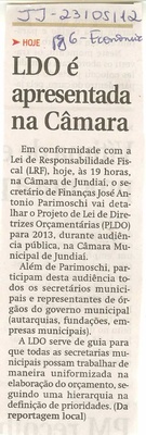 Jornal de Jundiaí - 23/05/2012