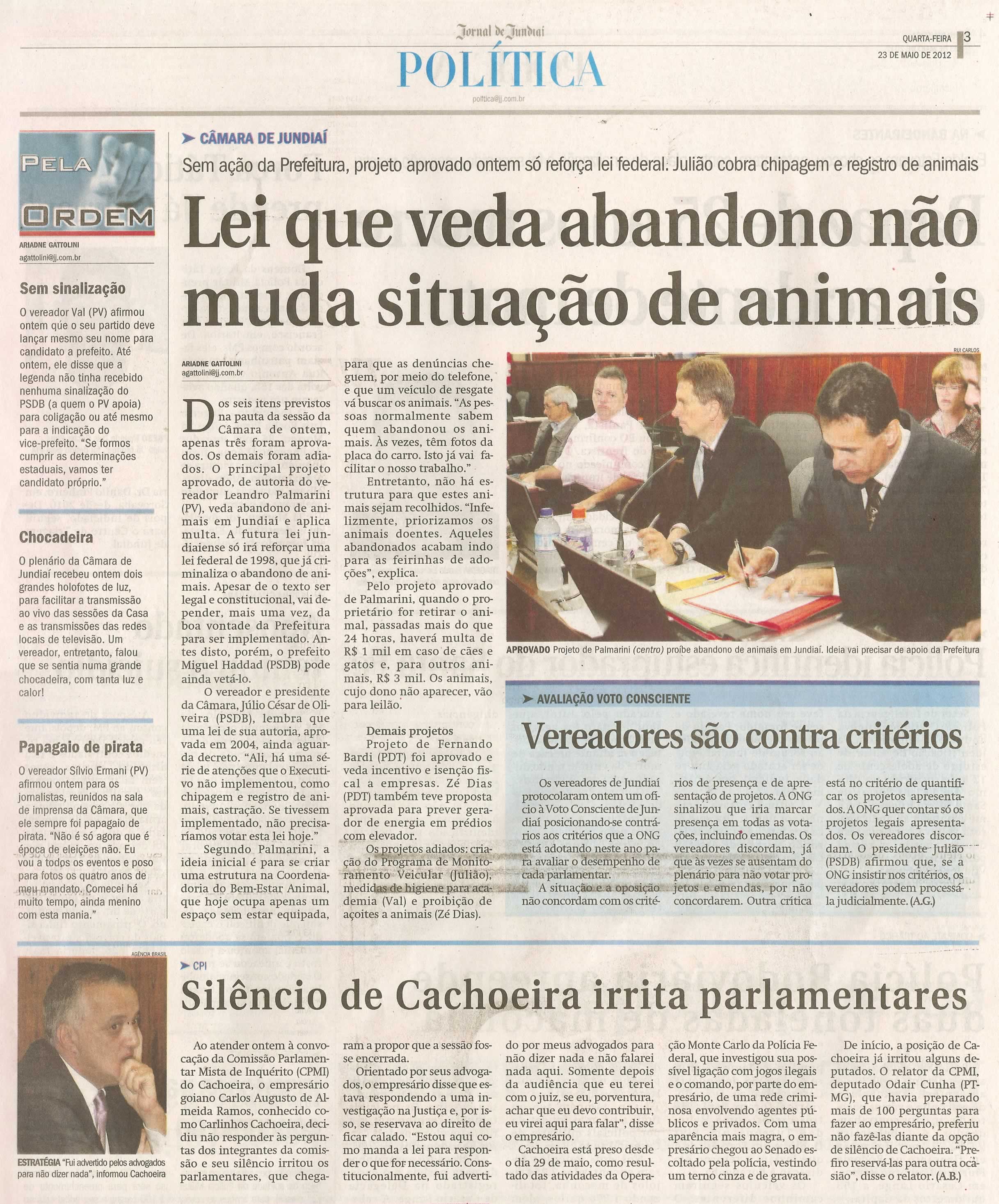 Jornal de Jundiaí - 23/05/2012