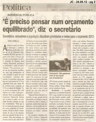 Jornal da Cidade - 24/05/2012