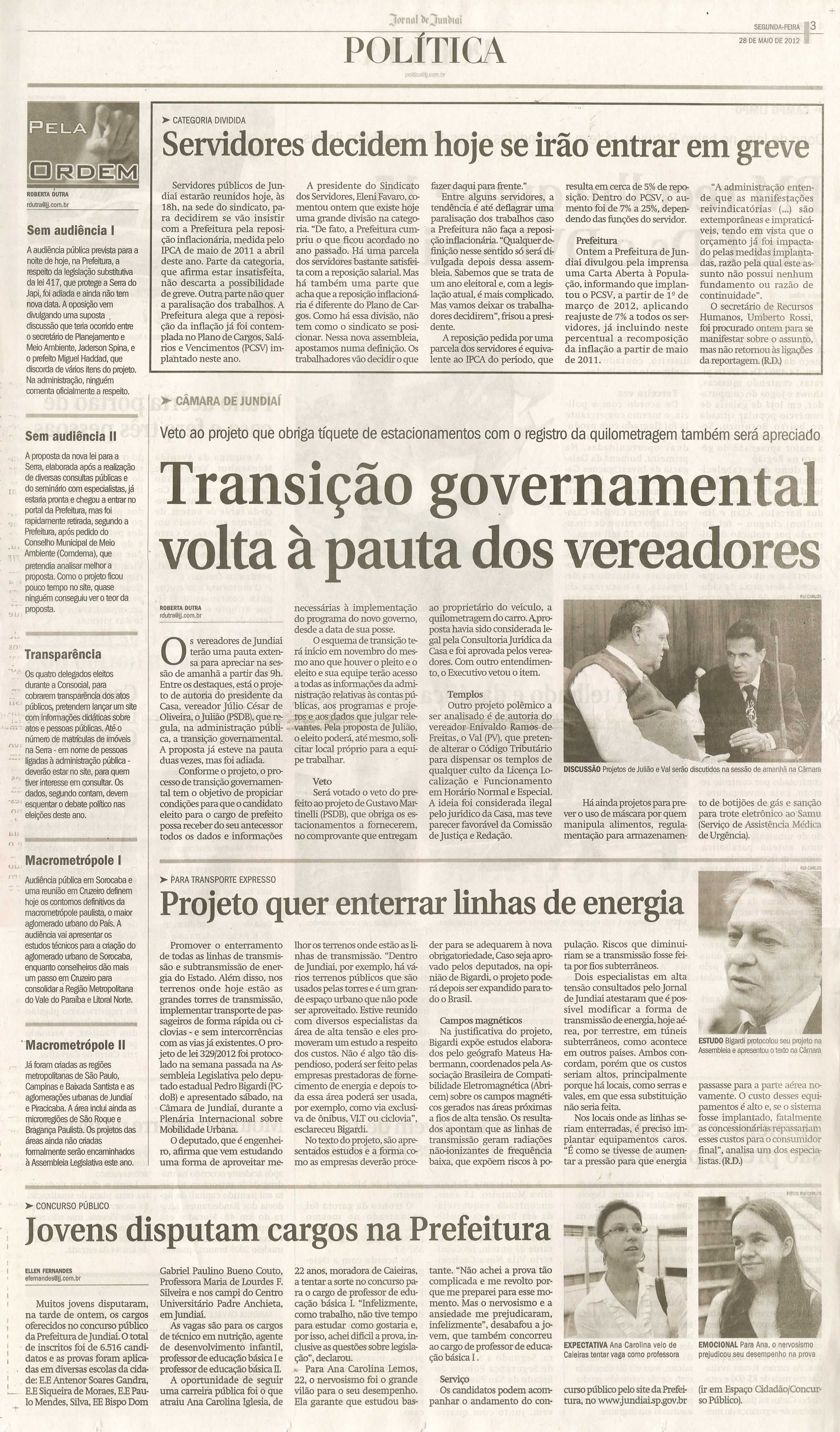 Jornal de Jundiaí - 28/05/2012