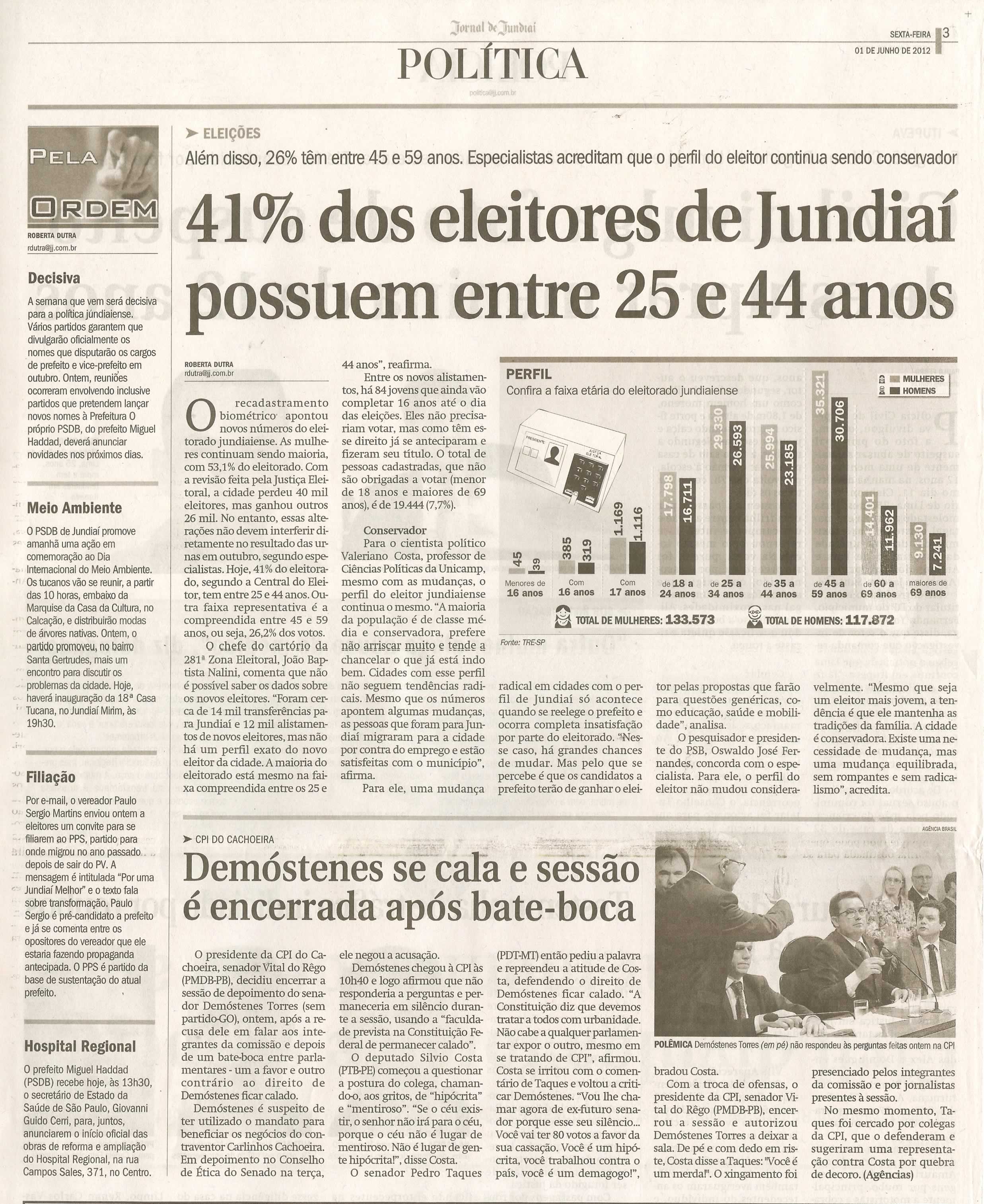 Jornal de Jundiaí - 01/06/2012