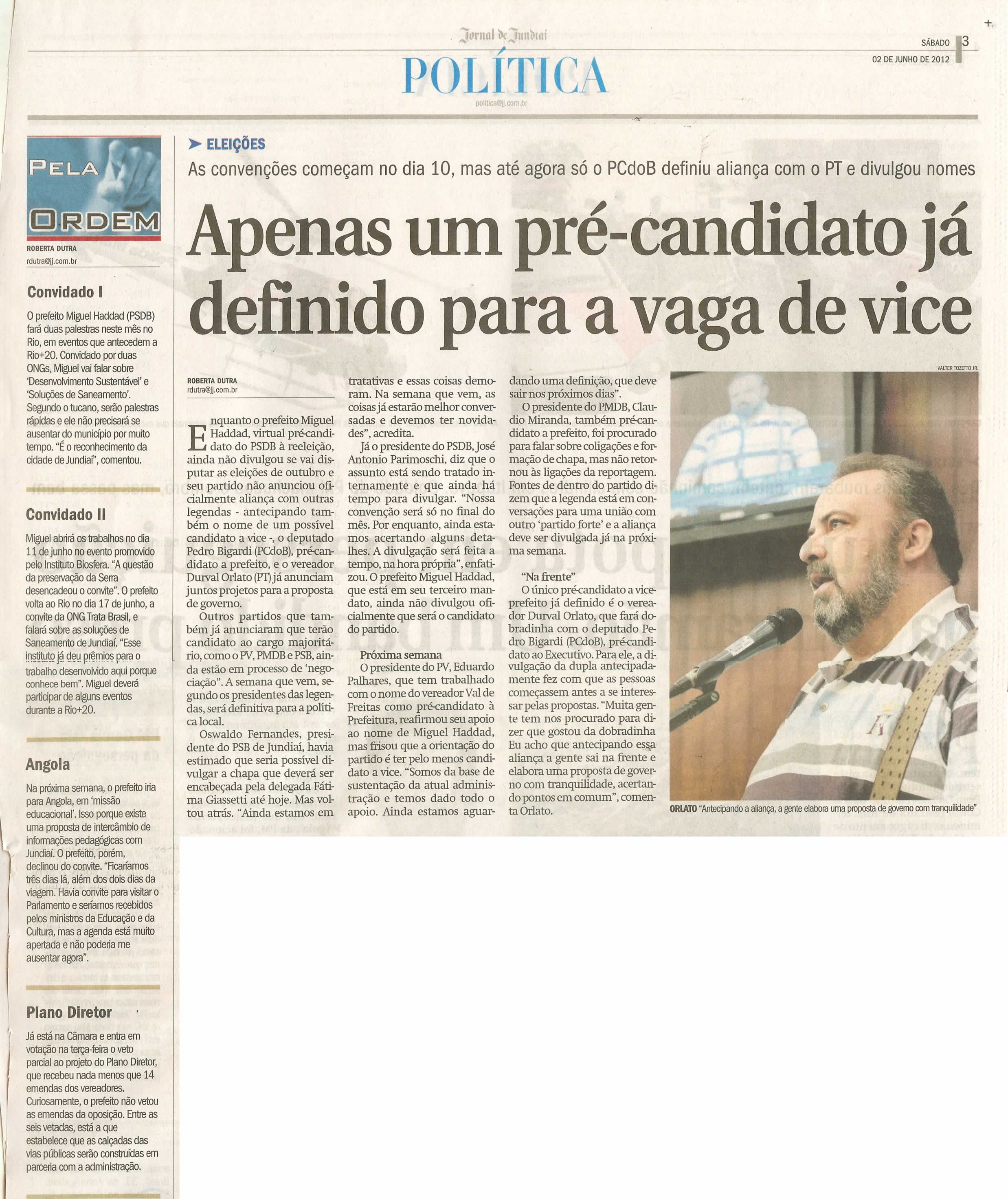 Jornal de Jundiaí - 02/06/2012
