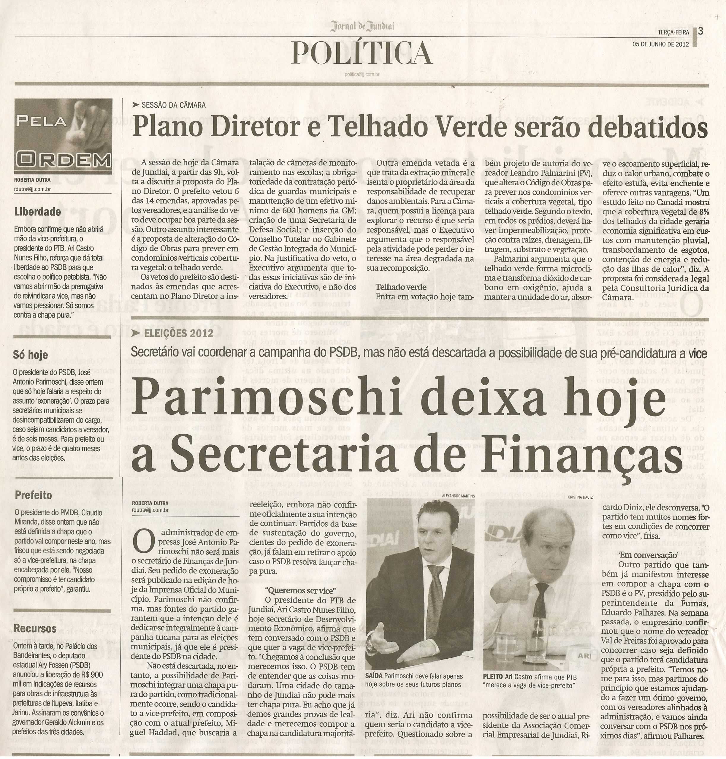 Jornal de Jundiaí - 05/06/2012