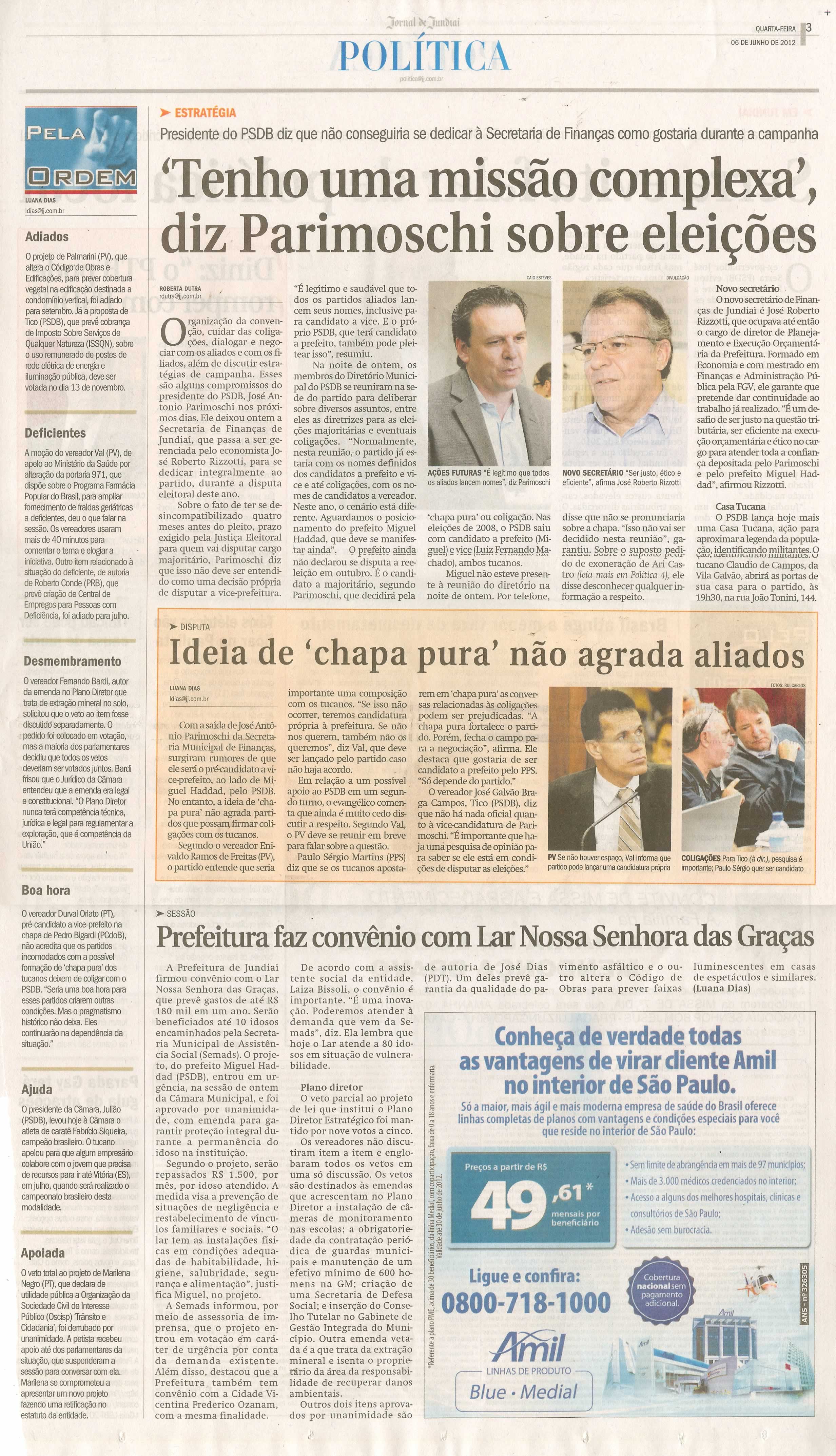 Jornal de Jundiaí - 06/06/2012