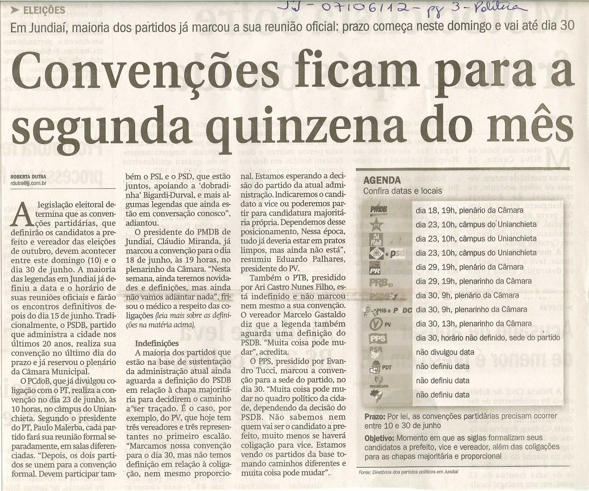 Jornal de Jundiaí - 07/06/2012