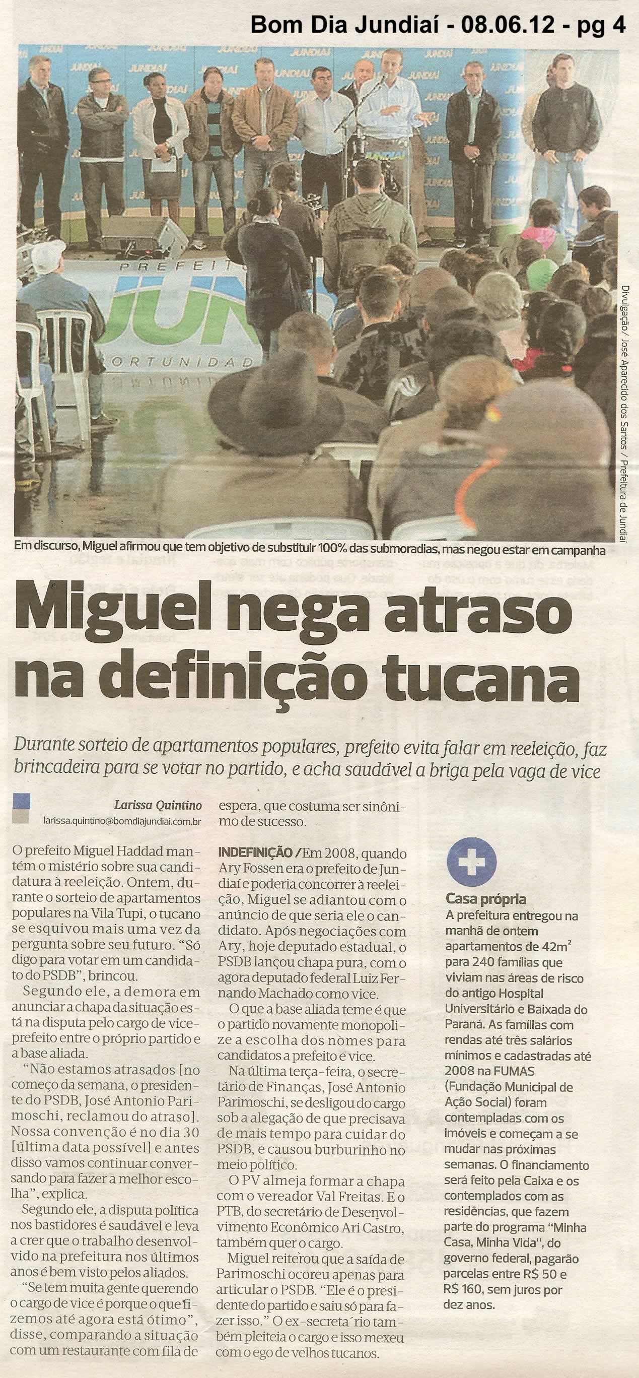 Bom Dia Jundiaí - 08/06/2012