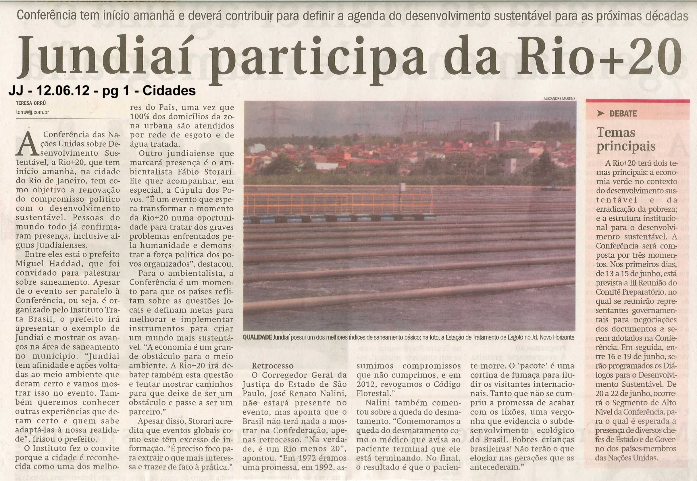 Jornal de Jundiaí - 12/06/2012