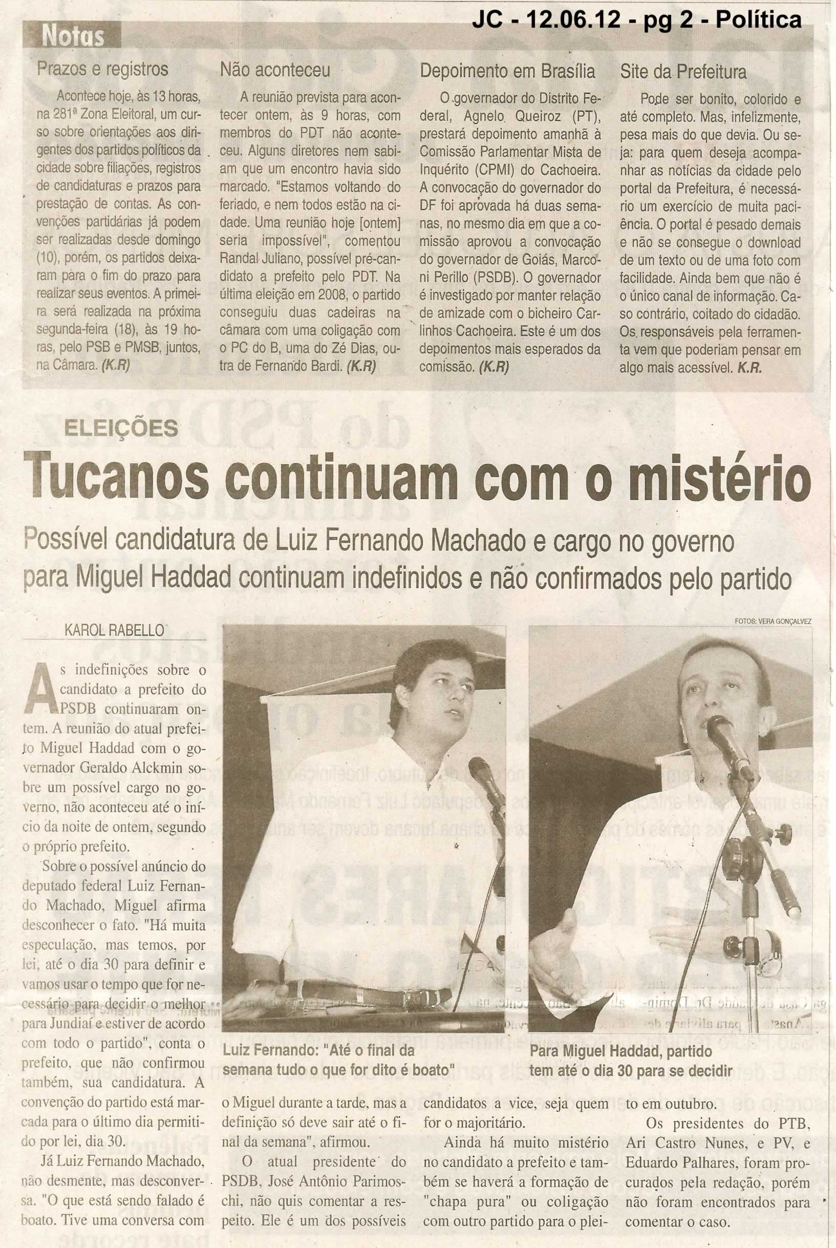 Jornal da Cidade - 12/06/2012