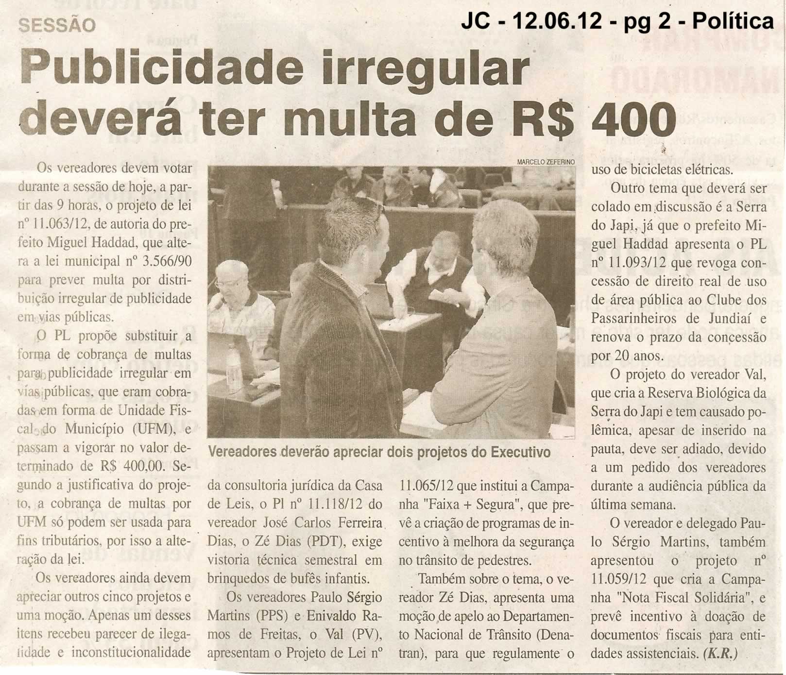 Jornal da Cidade - 12/06/2012