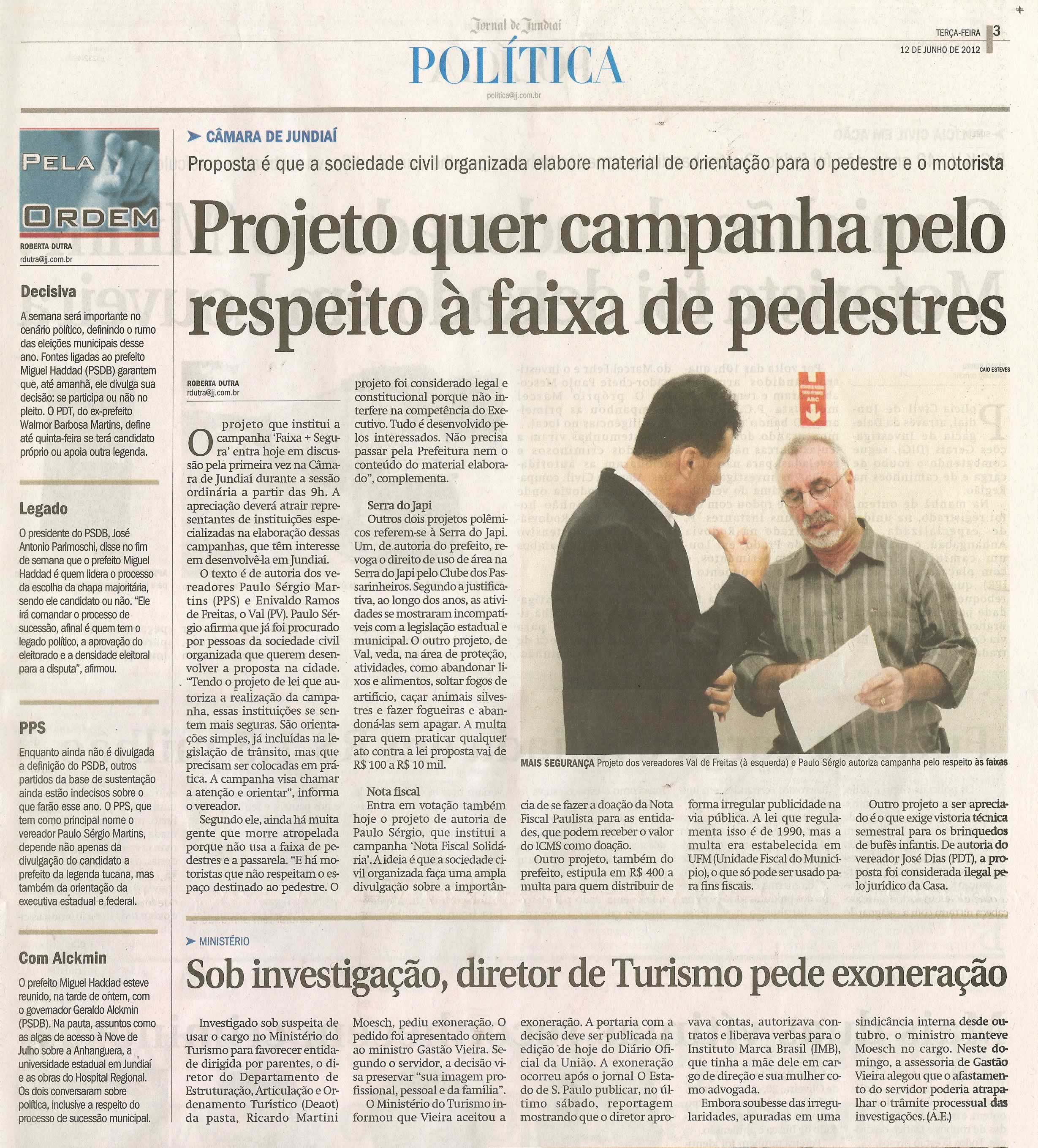 Jornal de Jundiaí - 12/06/2012