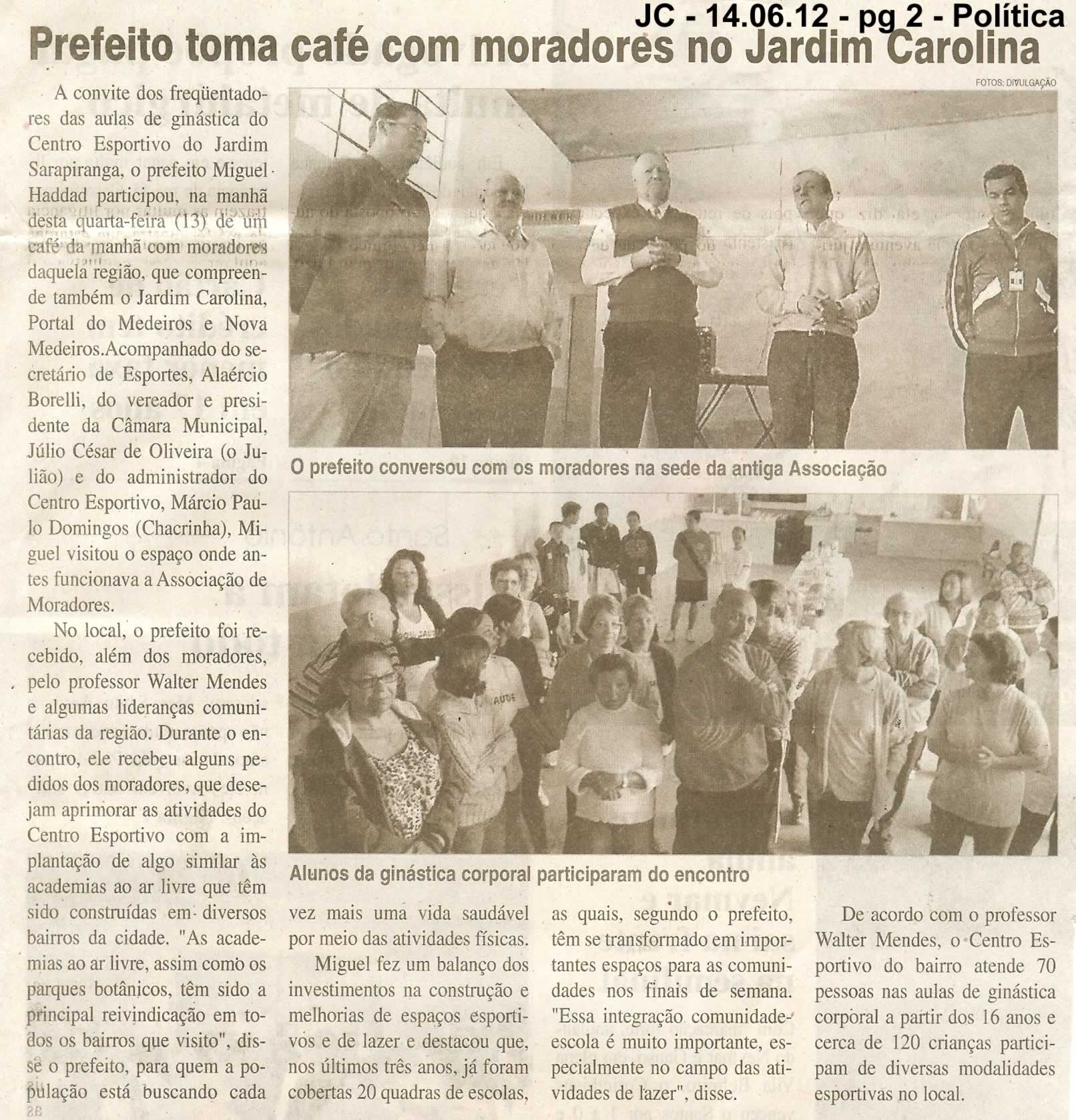 Jornal da Cidade - 14/06/2012