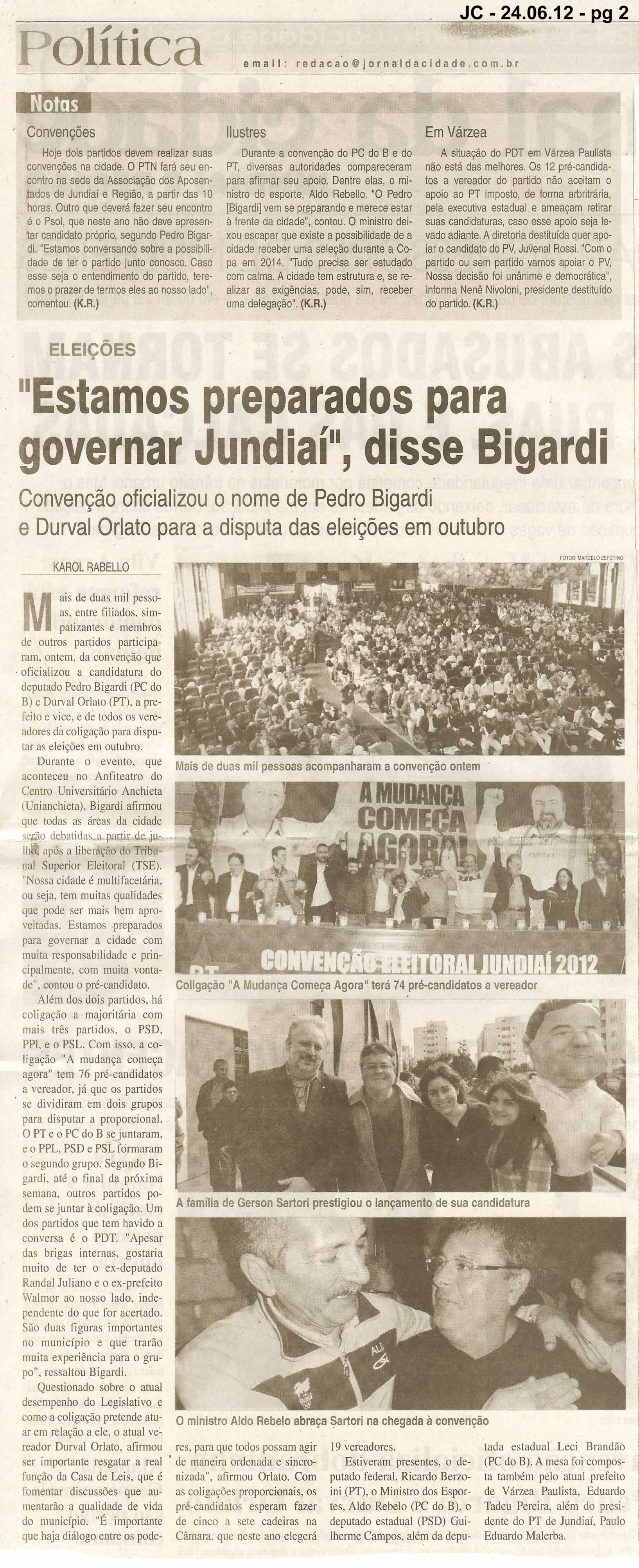 Jornal da Cidade - 24/06/2012
