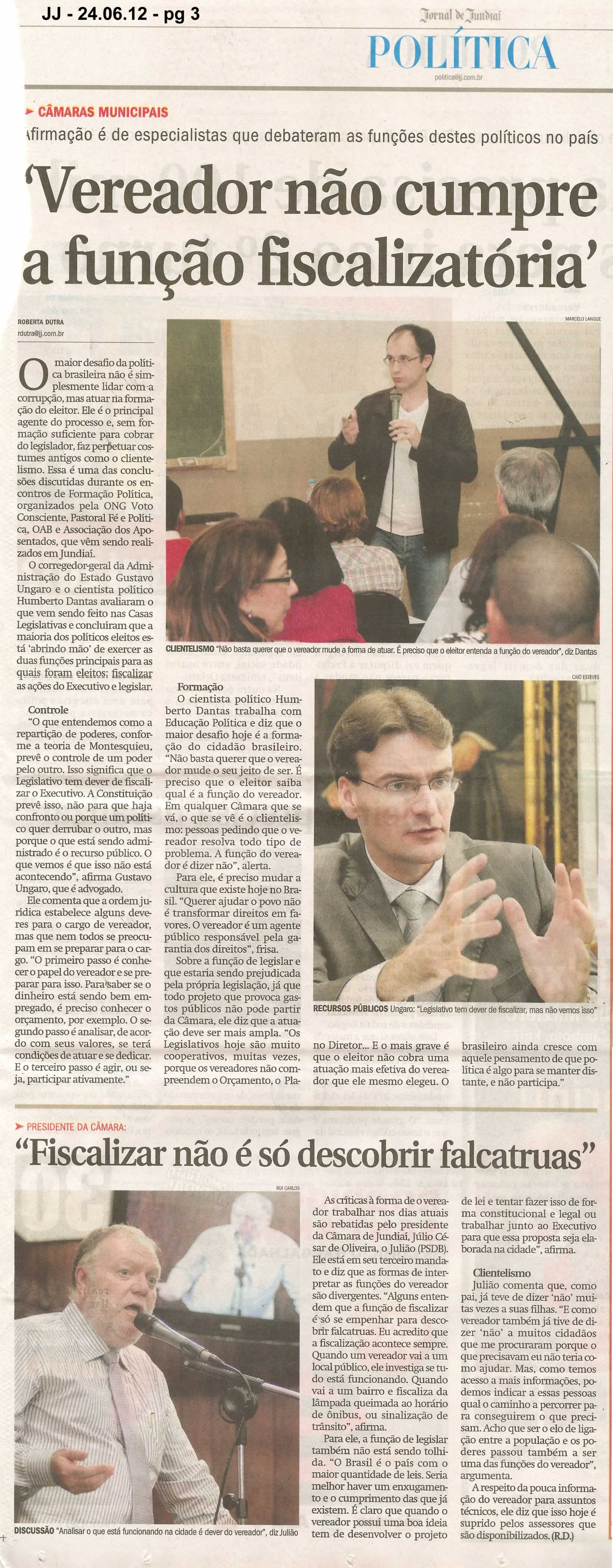 Jornal de Jundiaí - 24/06/2012