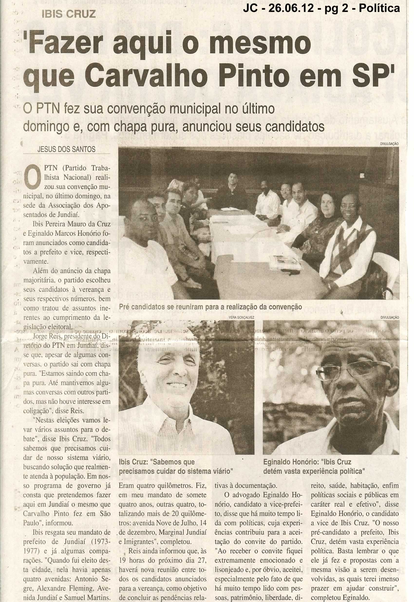 Jornal da Cidade - 26/06/2012